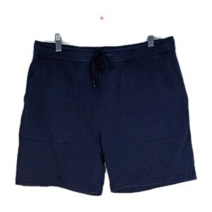 Murano Men's 100% Cotton Shorts Size‎ L Drawstring Blue